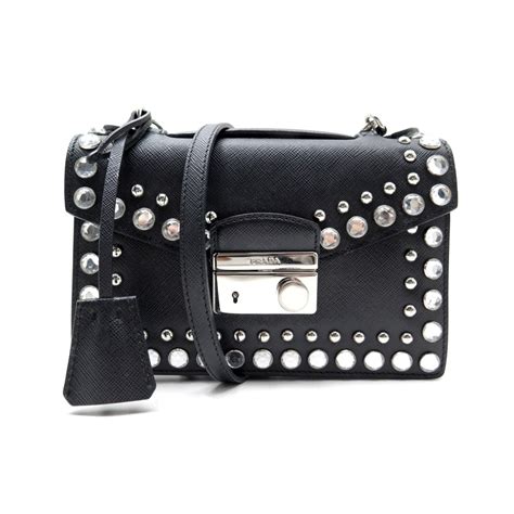 sac prada strass noir|sac prada.